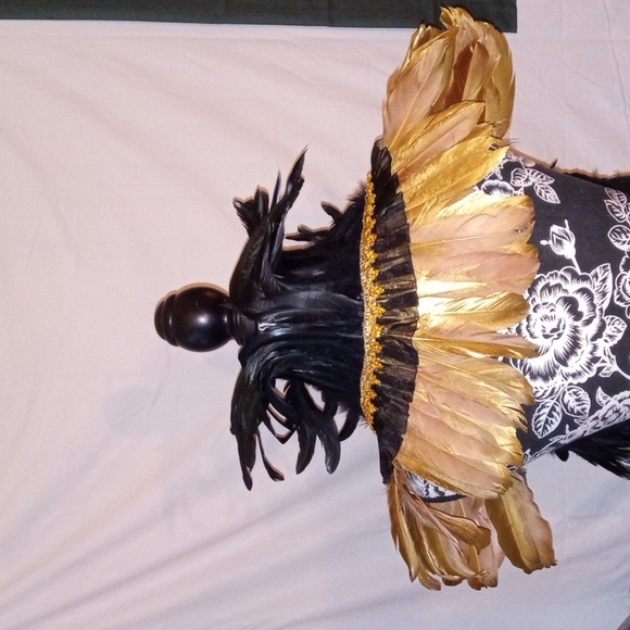 Georgous Feather Neck Piece - Picture 7 of 11